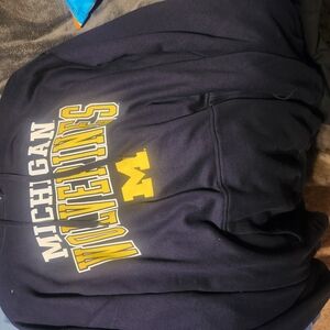 Champion Blue and Yellow Michigan Sweatshirt